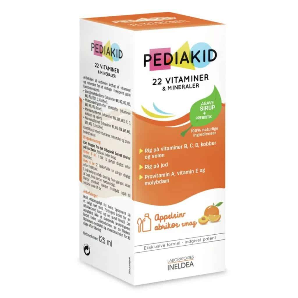 Pediakid 22 Vitaminer & Mineraler - Flydende kosttilskud til børn